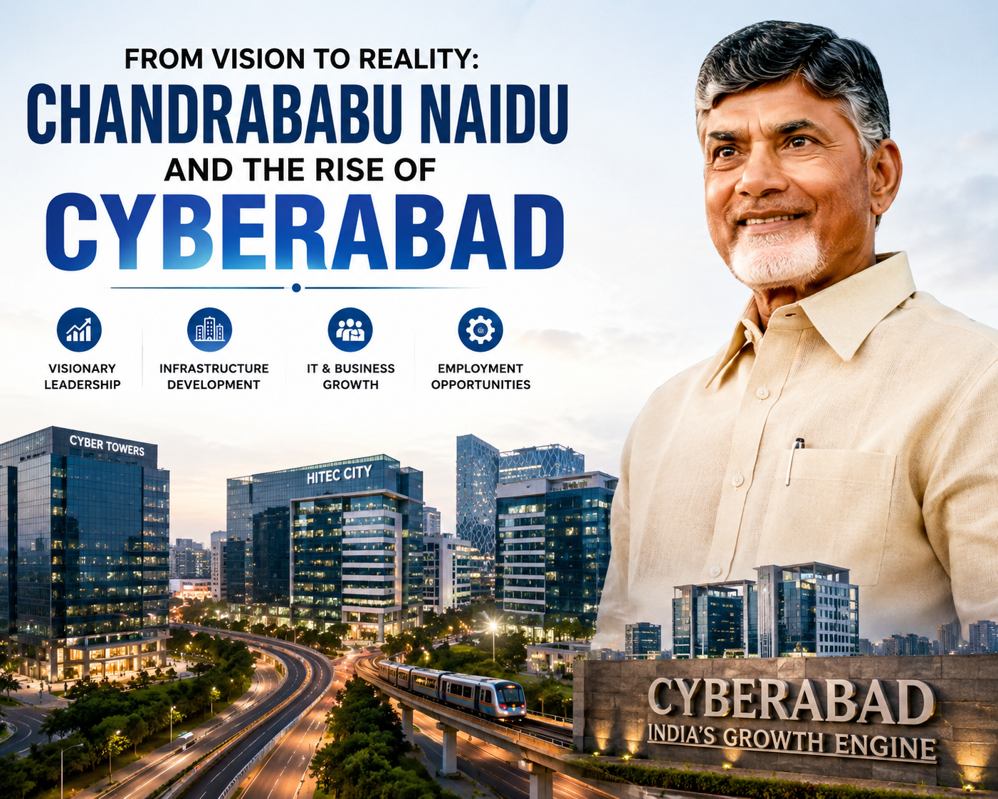  From Vision to Reality: Chandrababu Naidu and the Rise of Cyberabad