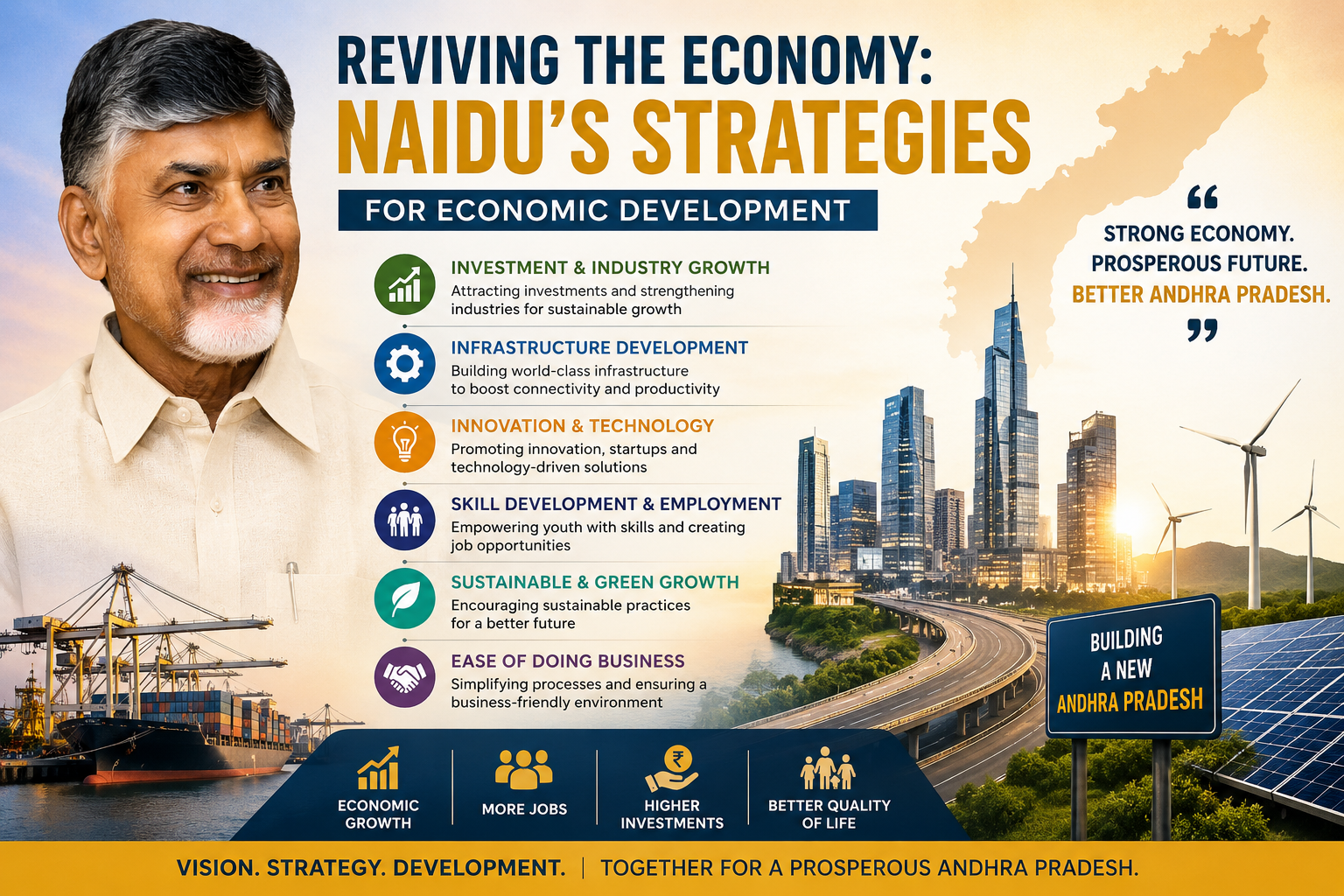 Reviving the Economy: Naidu’s Strategies for Economic Development