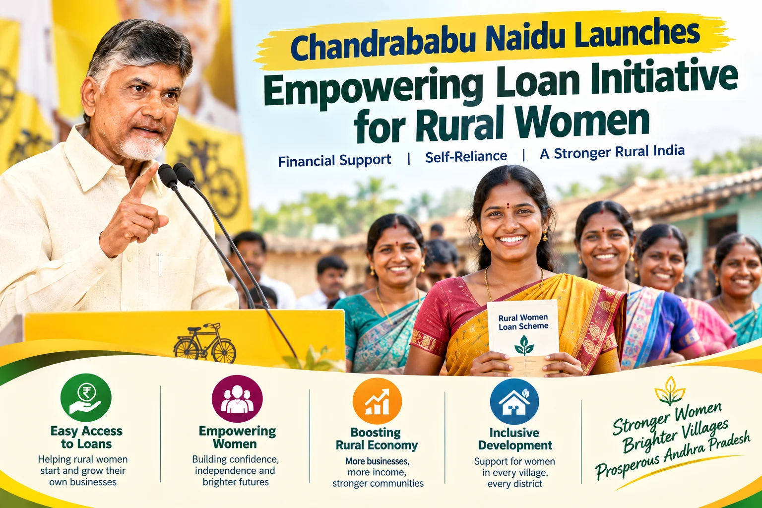  Chandrababu Naidu Launches Empowering Loan Initiative for Rural Women